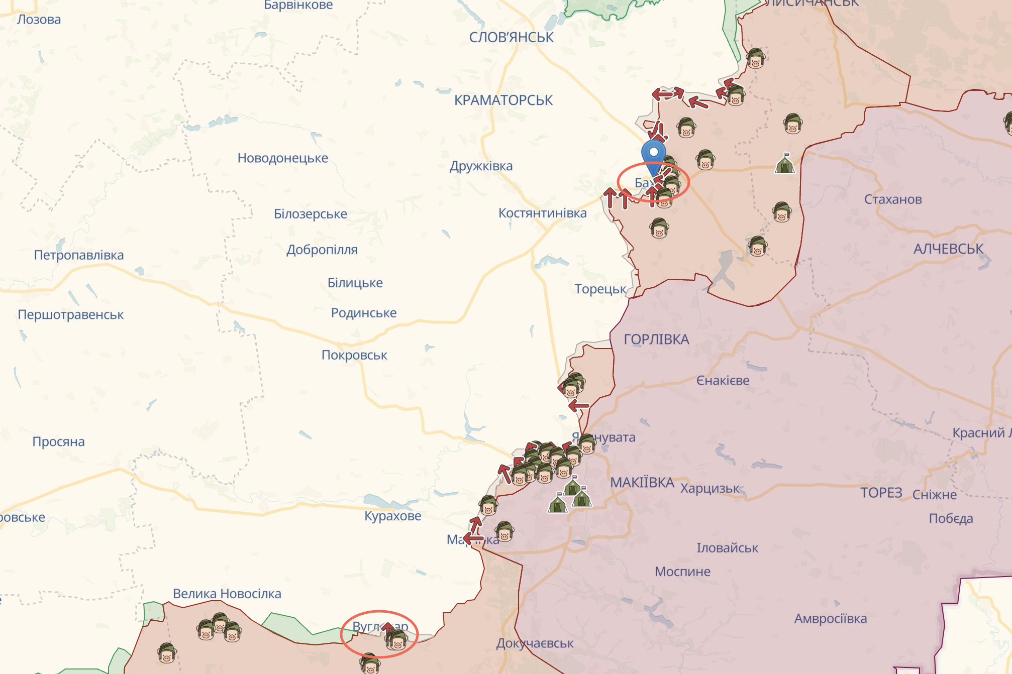 Нездійсненне завдання від Путіна. Експерти пояснили цілі окупантів у Бахмуті та Вугледарі